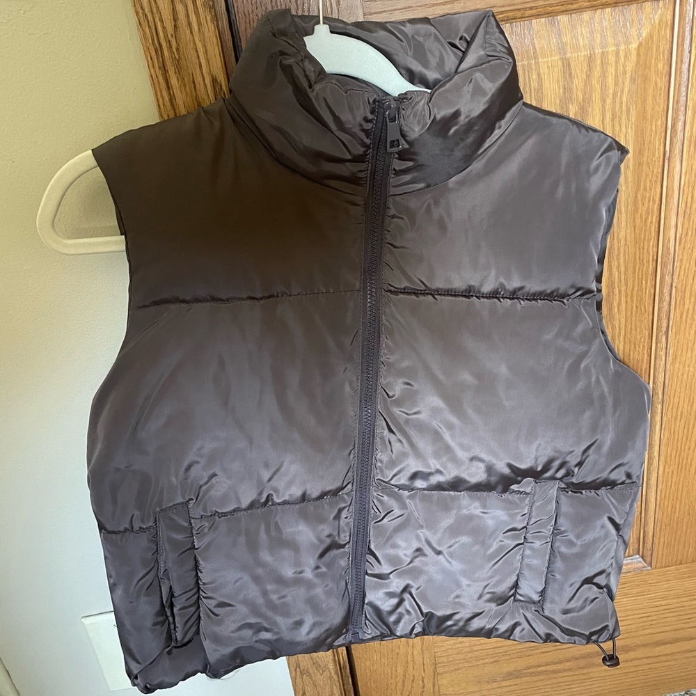Brown Puffer Vest